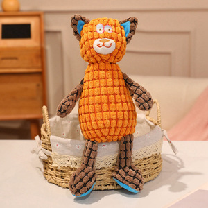 Poupées en tissu rayées de haute qualité, veaux, moutons, poulets, poupées en tissu apaisantes pour les bébés pendant leur sommeil, poupées en tissu moches - Product Image 5