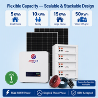 Système de stockage d'énergie solaire hybride basse tension pour maison, garantie 10 ans, ensemble complet 5KW 10KW 20KW 30KW, boîtes de batteries, racks, WiFi, CE