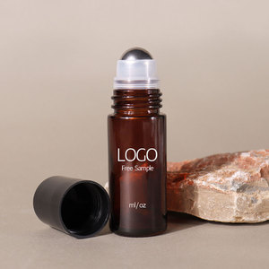 Flacone Roll-on in Vetro Rotondo Personalizzabile con Logo, 30ml 50ml 1oz, Vuoto per Oli Essenziali e Profumi, Trasparente o Ambrato, con Scatola - Product Image 3