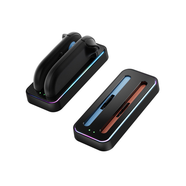For Switch2 Charging Stand RGB Light Magnetic Suction Dual Charging for Left/Right Controllers Joy-Con-High Quality