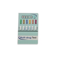 6 Panel İdrar Testi Kartı Çoklu Uyuşturucu Test Kiti (AMP BZO COC MAMP MOP THC)