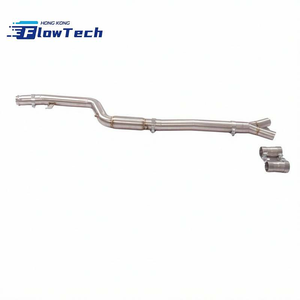 ท่อไอเสีย FlowTech T304 สแตนเลสแบบท่อเดี่ยวส่วนกลางสำหรับ BMW X5 X6 G05 G06 3.0T – ติดตั้งแบบยึดโดยตรง - Product Image 2