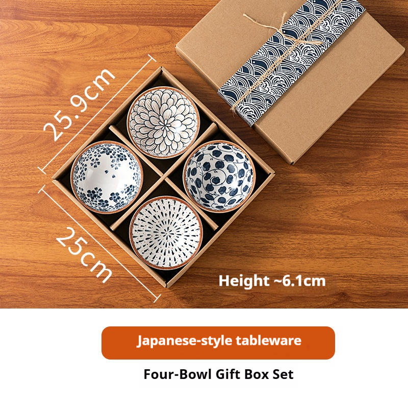 Chocolat+Bleu - Coffret cadeau 4 bols
