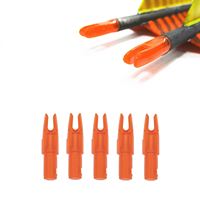 Vente en gros d'encoches de flèche pour tir à l'arc ID 6.2 Mm/.246 Inch Encoches en plastique Arbres de flèche Queues Tir à l'arc Flèche Chasse Accessoires de tir