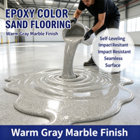Peinture pour sols en marbre haute brillance, revêtement époxy pour sols, revêtement pour garage, vente en gros d'usine