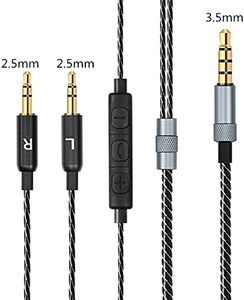 สายสัญญาณเสียง1.2ม. พร้อมไมค์สำหรับ <span class=keywords><strong>SOL</strong></span> <span class=keywords><strong>REPUBLIC</strong></span> Master Tracks HD V10 V8หูฟัง V12 MFI X3 ultra XC - Product Image 6