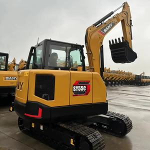 Miniexcavadoras SANY SY55C Usadas Originales para la Industria Minera, 55 Toneladas, SY35 SY55U SY60, Gran Potencia, Buen Estado, Motor - Product Image 1