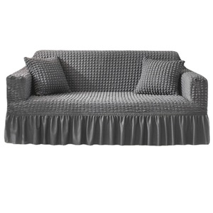 Copridivano Universale con Balza Arricciata, Copertura Completa Antiscivolo, Fodera Elastica per Divano per Tutte le Stagioni, per Soggiorno - Product Image 1