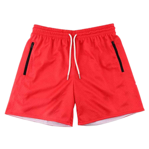 Men's <b>Mid</b> Double <b>Layer</b> Customized Breathable Cotton Sports Fitness Gym Shorts Solid Pattern High Street Style OEM Service - Product Image 1