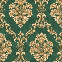 Papier peint damask de salle moderne, tapisserie pour décoration de maison, prix vente en gros