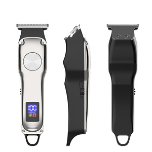 <span class=keywords><strong>Tondeuse</strong></span> à cheveux électrique professionnelle <span class=keywords><strong>tondeuse</strong></span> à cheveux rechargeable pour rasoir à barbe avec écran LED utilisation domestique et barbier - Product Image 4