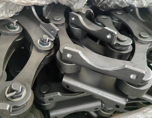 חלקי מחפר הידראולי חדש מסגסוגת 40cr, נעל מסילה מגומי ופלדה למכונות בנייה שונות, שרשרת אמפיבית - Product Image 2