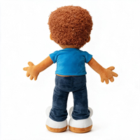 Peluche personnalisée OEM grande taille, personnage d'anime dérivé, jouet en peluche pour garçon avec vêtements, cadeau d'anniversaire personnalisé pour enfants