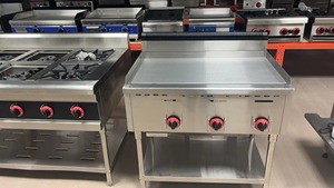 Plaque de cuisson à gaz <span class=keywords><strong>en</strong></span> acier inoxydable, poêle à crêpes de table, hôtel, restaurant, restauration, <span class=keywords><strong>cuisine</strong></span>, école, service, plaque <span class=keywords><strong>en</strong></span> acier inoxydable épaisse - Product Image 2