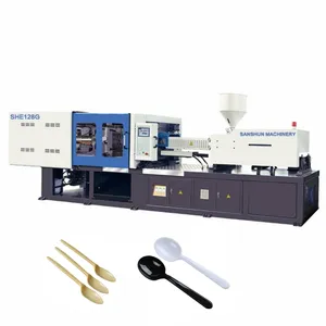 Quality product plastic knife fork spoon injection molding machine with servo motor