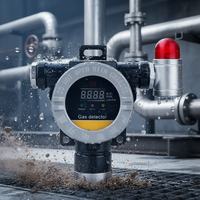 Détecteur de fuite de gaz toxique certifié CE, haute précision, pour méthane, oxygène, sulfure d'hydrogène, monoxyde de carbone et gaz combustibles