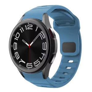 Bracelets en silicone sans lacunes pour <span class=keywords><strong>Samsung</strong></span> Galaxy Watch 6 5 4 Bracelet de montre en silicone classique - Product Image 2