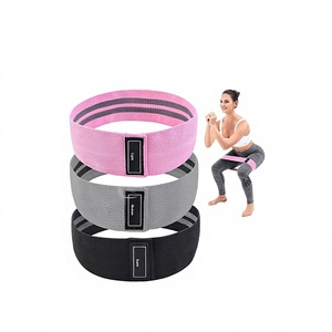 Bandas de Resistencia Antideslizantes de Tela, Bandas de Resistencia Elásticas Premium para Fitness, Bandas de Entrenamiento de Estiramiento Multinivel - Product Image 1