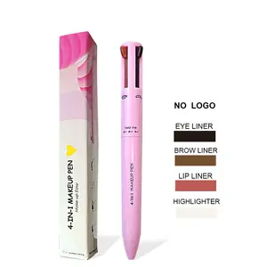 Beauty Versatile Touch Up 4-in-1 Makeup Multicolor Eyebrow Pencil Eyeliner Highlight Lip Liner 4 In One Makeup Pen