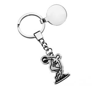 Customizable Logo <b>Keychain</b> Discus Thrower Fashionable Alloy Metal Carabiner and <b>Bottle</b> <b>Opener</b> Offset Printing - Product Image 1