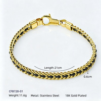 Bracelet tissé en acier inoxydable avec cordon coloré pour hommes et femmes, 6 couleurs, ton or et argent, hypoallergénique, imperméable, cadeau