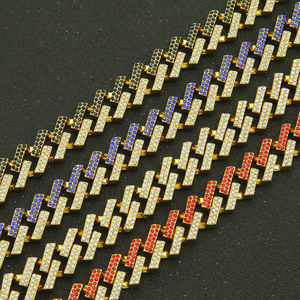 2026 Hot Selling Cool Popular Design Double Color Geometric Chain <b>Bracelet</b> Hiphop Style Men's Alloy <b>Bracelet</b> Trendy Jewelry - Product Image 4