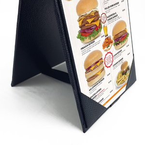 Soporte de Mesa Giratorio de 2 Vistas para Menús de Restaurante, Exhibidor de Tarjetas, Precio de Fábrica - Product Image 4