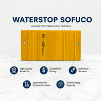 Matériau d'étanchéité pour joints fragiles SF-V320-ST Sofuco Waterstop PVC 320mm pour la protection du béton Garantie 1 an
