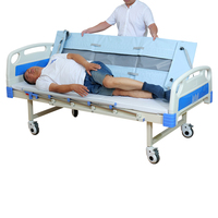 Lit d'hôpital pliable en métal ABS de classe I Hibuddy avec garantie de 3 ans pour les centres de bain et de soins infirmiers pour personnes âgées Rangement facile