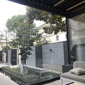 Fancy <strong>aluminum</strong> frameless sliding glass <strong>partition</strong> Finzone <strong>wall</strong> for office tempered glass or laminated tempered glass - Product Image 6