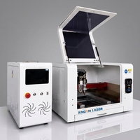Petite machine de découpe laser de bureau portable, machine laser CNC pour plaque en fibre métallique