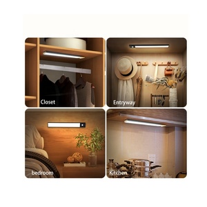 Banqcn dưới tủ đèn cảm biến chuyển động dẫn ánh sáng USB-C có thể sạc lại Dimmable không dây từ thanh bất cứ nơi nào ánh sáng ban đêm - Product Image 6