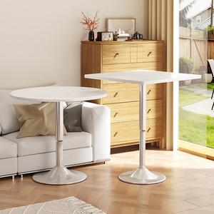 Thanh bàn và ghế Phân đặt nhà hàng ngoài trời đặt bảng thanh đồ nội thất kim loại sang trọng Bắc Âu hiện đại nhà bếp cao trong nhà - Product Image 6