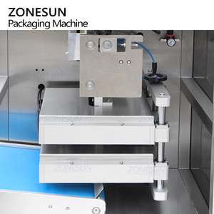Machine de remplissage et de scellage automatique ZONESUN ZS-FS350Y-2 à servomoteur, double voie, 4 côtés, pour sachets de pâte, shampoing, lotion, liquide et huile - Product Image 5