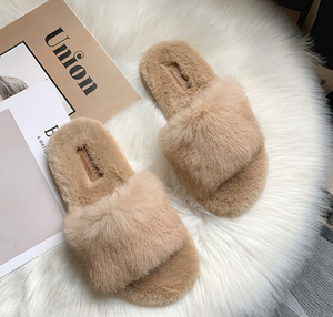 <span class=keywords><strong>Ciabatte</strong></span> <span class=keywords><strong>Nere</strong></span> all'Ingrosso, Calzature da Interno in PVC, Pantofole con Pelliccia - Product Image 4