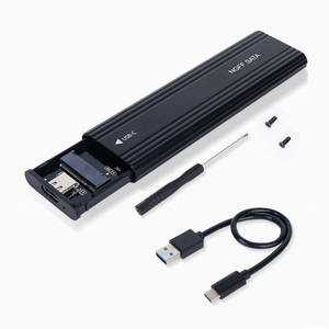 Boîtier SSD M.2 NVMe SATA 10 Gbit/s, protocole simple/double, M.2 vers <span class=keywords><strong>USB</strong></span> Type C 3.1, supporte les clés M/B+M - Product Image 1
