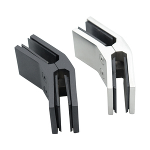 ZDステンレス鋼製手すり180度ガラス対ガラスクランプ - Product Image 5