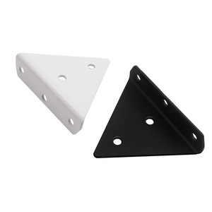 Triangular <b>Bracket</b> Wall <b>Shelf</b> Support Cold-Rolled Steel Durable Modern Simple Plywood Mounting - Product Image 1