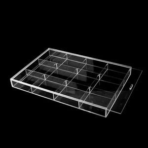 Nhà máy tùy biến các kích cỡ khác nhau của hộp lưu trữ trong suốt <span class=keywords><strong>Acrylic</strong></span> hộp trong suốt - Product Image 1