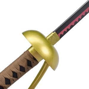 Réplique d'arme de samouraï réelle de l'anime japonais One Piece, épée d'<span class=keywords><strong>Ace</strong></span>, épée de Gol D Roger, katana en métal, 100 cm, acier au carbone - Product Image 6
