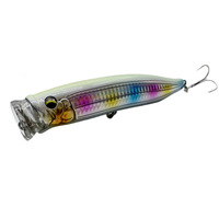 Umpan Pancing Popper Apung 58g Berkinerja Tinggi untuk Air Asin, Lemparan Jauh, Tanpa Kail, DIY GT Popper Lures Tanpa Mata Kail