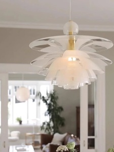 Đan Mạch thiết kế hiện đại tối giản kính <span class=keywords><strong>Pinecone</strong></span> Đèn chùm sắt nhà hàng phòng ngủ đảo bảng retro cổ điển phòng khách đèn - Product Image 3