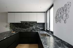 Vermonhouzz <span class=keywords><strong>Credenza</strong></span> Moderna di Lusso Nero Opaco, Elegante Mobile Buffet per Sala da Pranzo con Spazio di Archiviazione - Product Image 5