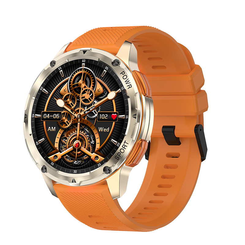 Orange Silicone Strap