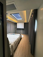 Capsule spatiale, espace de vie, villa, camping, hôtel-capsule respirant et élégant