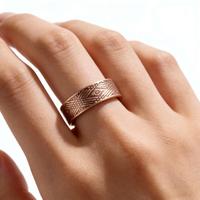 Bijoux biomagnétiques vintage en cuivre, ajustables, pour le soulagement de l'arthrite, avec éléments naturels, pour mariages, fiançailles, cadeaux