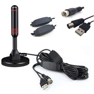 Indoor Portable DVB T DTMB TV VHF Antenna For ATSC <b>Television</b> PCI/USB TV Tuner With Magnetic Base - Product Image 3
