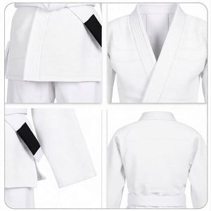 Uniforme de Judo Ecológico y Duradero para Entrenamiento de <span class=keywords><strong>Aikido</strong></span>, Jiu-Jitsu y Judo, Proveedor para Escuelas de Artes Marciales con Logotipo Personalizado - Product Image 3