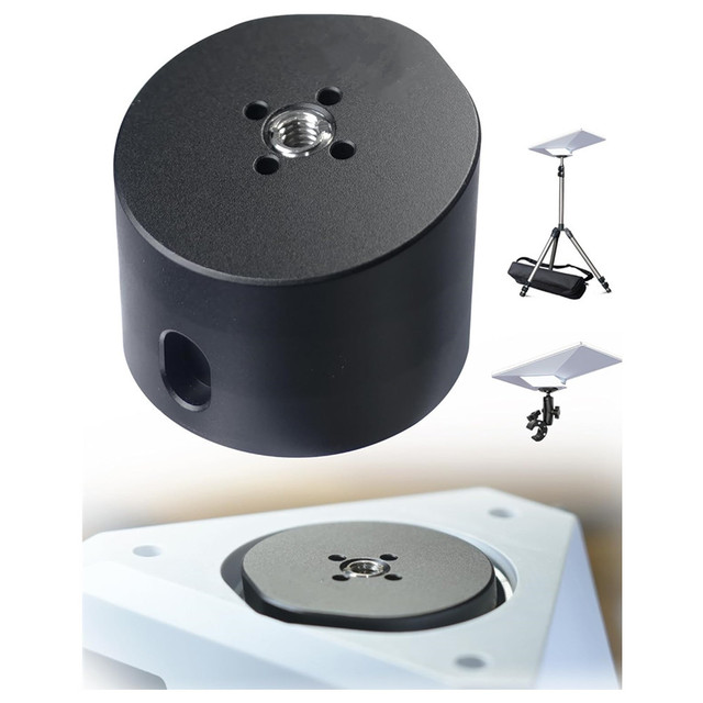 Tripod Adapter Mount Aluminium 1/4 Screw Round Mount Adapter Starlink Mini Tripod Adapter Mount Accessories