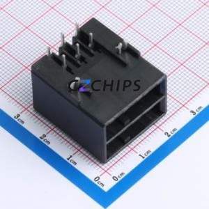 HC-5.08D-2*3AW-05 Wire-to-Board Pin Header Bent Lead Through Hole,P=5.08mm Connector 2x3P 5.08mm Right Angle Insert 6P - Product Image 1